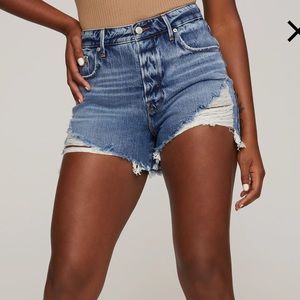 Good American Blue Jean Shorts